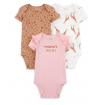Body Infantil Carters - 3 Pecas -  Tamanho 3 Meses
