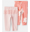 Calça Infantil Carters - 2 Pecas - Tamanho 12m