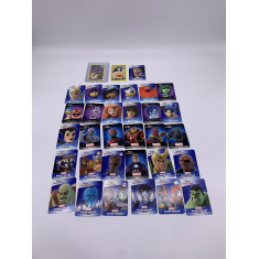 Cards Disney + DC - Lote 33 personagens variados