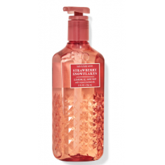 Bath & Body Works - Cleansing Gel Hand Soap - Strawberry Snowflakes - 259ml