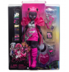 Monster High - Catty Noir Fashion Doll Pink Hair/Pink Eyes with Pet Cat Amulette and Accessories