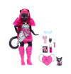 Monster High - Catty Noir Fashion Doll Pink Hair/Pink Eyes with Pet Cat Amulette and Accessories