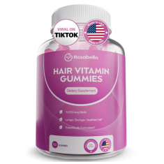 Rosabella - Hair Growth Vitamin - 60 Gummies - Exp 05/2026