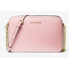 Michael Kors - Jet Set Large Saffiano Leather Crossbody Bag - Rosa Blush