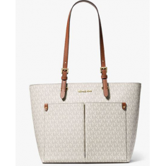 Michael Kors - Jet Set Large Logo Crossbody Bag - Vanilla