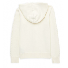 Tommy Hilfiger - Girls Braided Knit Hoodie - Size Small