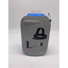 GoPro - Adventure Kit - Floating Hand Grip, Head Strap, Quickclip, Compact Case.