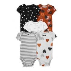Carters - Kit Body Infantil - 5 Peças - Size 24 Meses