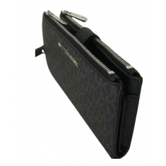 Michael Kors -  Jet Set Travel Double Zip Wallet - Black