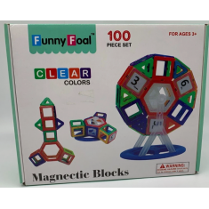 Magnetic Blocks - Funny Foal 100 Piece Set