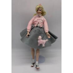 Yearbook Memories Collection Peggy Sue Porcelain Doll 17" for repair