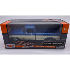 1979 Ford F-150 Pickup Truck - Blue/Cream 1:24 Model - Motormax