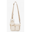Michael Kors - Jet Set MD Leather Pocket Xbody Bag - Light Cream
