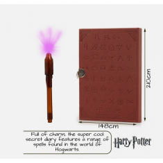 Harry Potter - Secret Diary Stationery Set Lockable Journal Invisible Magic Pen