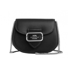 COACH - Morgan Card Case On A Chain - Black
