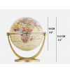 Annova - Mini Antique Globe 10 cm - Swivels in All Directions Educational
