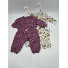 Carters - Kit 2 Macacao Girl - Tamanho 0-3 Meses