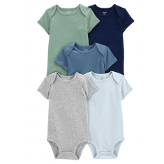 Carters - Kit 5 Body Infantil - Tamanho 6 Meses