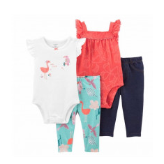 Carters - Kit 2 Conjuntos Manga Curta e Calca - Tamanho 24 Meses