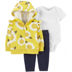 Carters - Conjunto 3 Pecas Girl - Tamanho 24 Meses