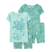 Carters - Kit 2 Pijamas Manga Curta e Shorts Girl - Tamanho 4 Anos