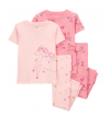 Carters - Kit 2 Pijamas Manga Curta e Calca Girl - Tamanho 4 Anos