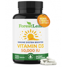 ForestLeaf - Vitamin D3 - 120 Caps - Exp 02/2027