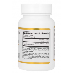 California Gold Nutrition - Vitamina D3 125 mcg - 90 Caps Softgel - Exp 04/2027
