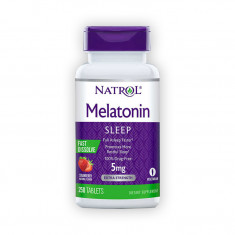 Natrol - Melatonina 5 mg Fast Dissolve Tablets - 250 Tablets - Exp 07/2027