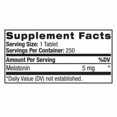 Natrol - Melatonina 5 mg Fast Dissolve Tablets - 250 Tablets - Exp 07/2027