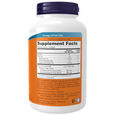 NOW Foods Supplements - Ultra Omega-3 Fish Oi - 180 SoftGel - Exp 07/2028