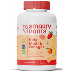 SmartyPants - Kids Multivitamin Gummies: Omega 3 Fish Oil - 120 Gummies - Exp 05/2026