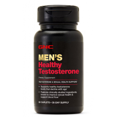 GNC - Mens Healthy Testosterone - 60 Caps - Exp 04/2026
