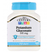 21st Century - Potassium Gluconate 595mg - 110 Tablets - Exp 05/2027