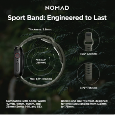 NOMAD - Sport Band 41mm/42mm - verde