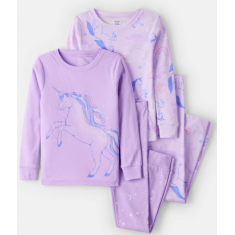 Carters - Pack 2 Pijamas Infantil Girl - Tamanho 6 Anos