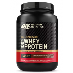 Optimum Nutrition - Gold Standard 100% Whey Protein Powder - Extreme Milk Chocolate - 22 Servings - 1.55lbs - Exp 02/2027