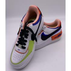Nike - Wmns Air Force 1 Shadow White Multi - Size 5.5