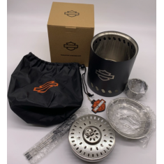 Harley Davidson - Tabletop S’mores Kit Mini Fire Pit And Utensils Smores