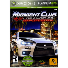 XBOX 360 - Midnight Club Los Angeles Complete Edition