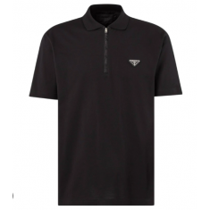 PRADA - Camisa polo Masculina Black - Tamanhos diversos