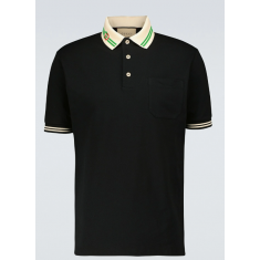 GUCCI - Camisa Polo Masculina Black - Tamanhos diversos