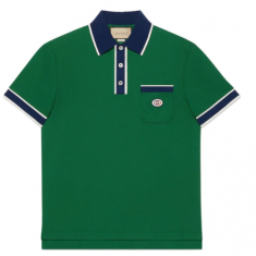GUCCI - Camisa Polo Masculina Green - Tamanhos diversos