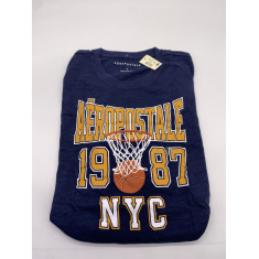 Aeropostale - T-Shirt Blue Masculina - Tamanho Large