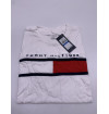 Tommy Hilfiger - T-Shirt White Logo Masculina - Tamanho X-Large