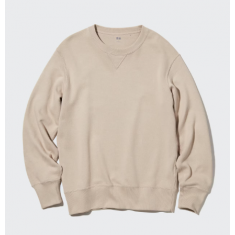 UNIQLO - Long-Sleeve Sweatshirt Bege - Tamanho Medium