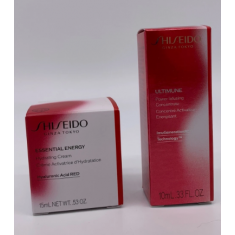 Shiseido - Pack Essential Energy Hydrating cream 0.53oz + Ultimune Power Infusing .33oz