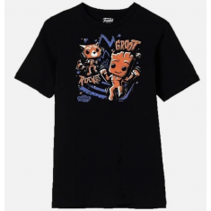 FUNKO - Camiseta guardioes da galaxia - Groot - Tamanho Large