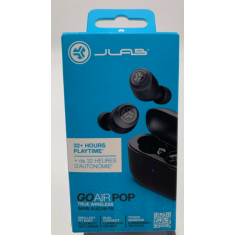 JLab - Go POP + True Wireless Bluetooth Earbuds - Compativel iOS, Android