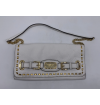 Michael Kors - Hamilton Whipped Shoulder Bag Clutch Optic White
